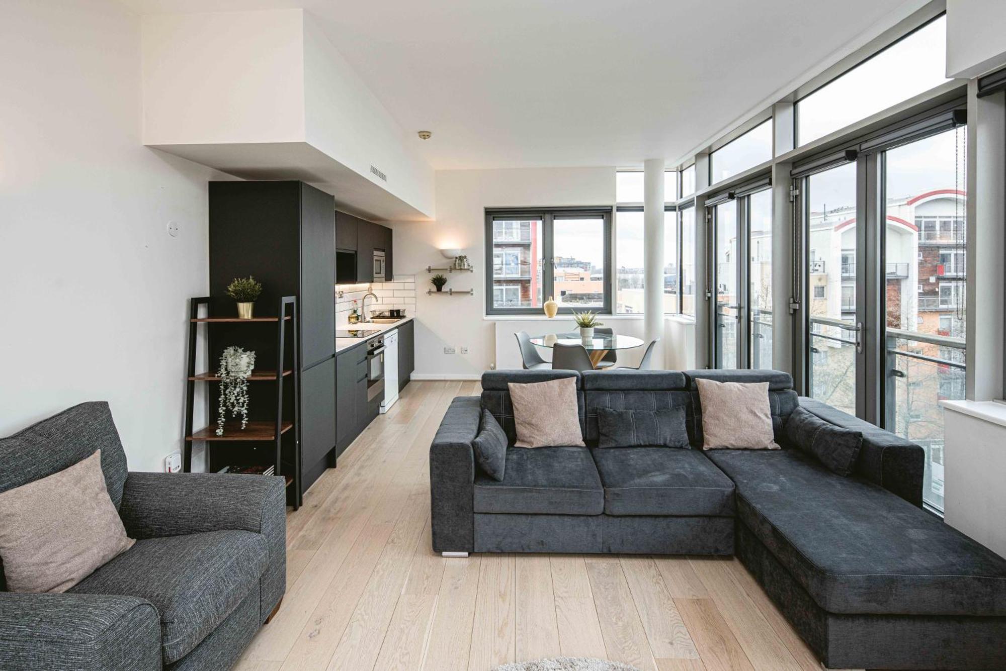 Beautiful Penthouse Apartment With Private Terrace In Greenwich Peninsula London Ngoại thất bức ảnh